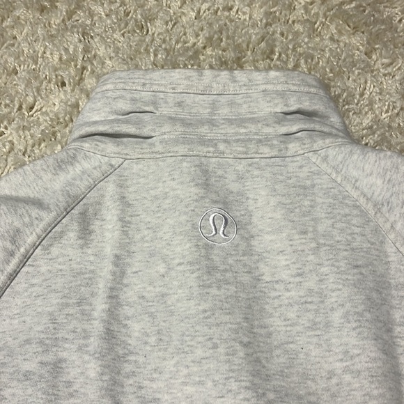 Lululemon scuba hoodie no hood, long, light grey - Picture 2 of 3